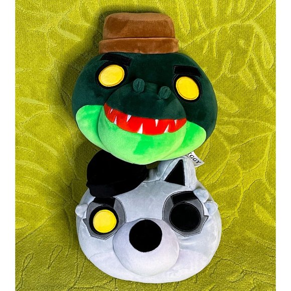 2 PIGGY Roblox Green ALFIS and Grey RASH Plush Stuffed Toy Dough Migos Phatmojo - Picture 2 of 12